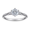 Classic Three Stone Solitaire Ring