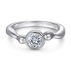 Simple Bezel Setting Solitaire Ring