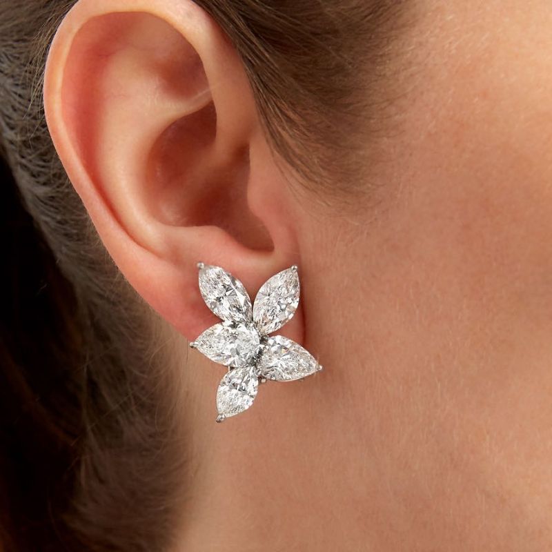 Diamond Earrings For Men - Sterling Silver | Mens diamond earrings, Silver  diamond earrings, Square earrings studs