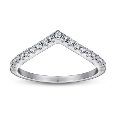 V-Shape Sterling Silver Stackable Ring