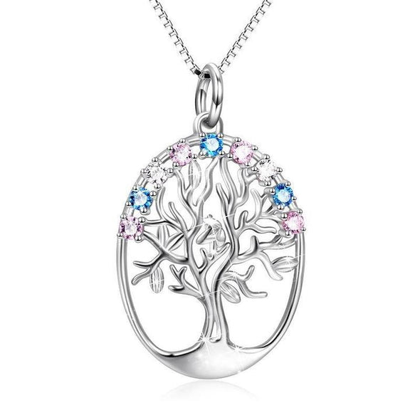 Tree Of Life Sterling Silver Pendant Necklace