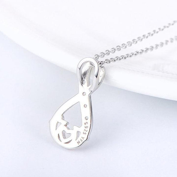Infinity Pendant Necklace For Mom