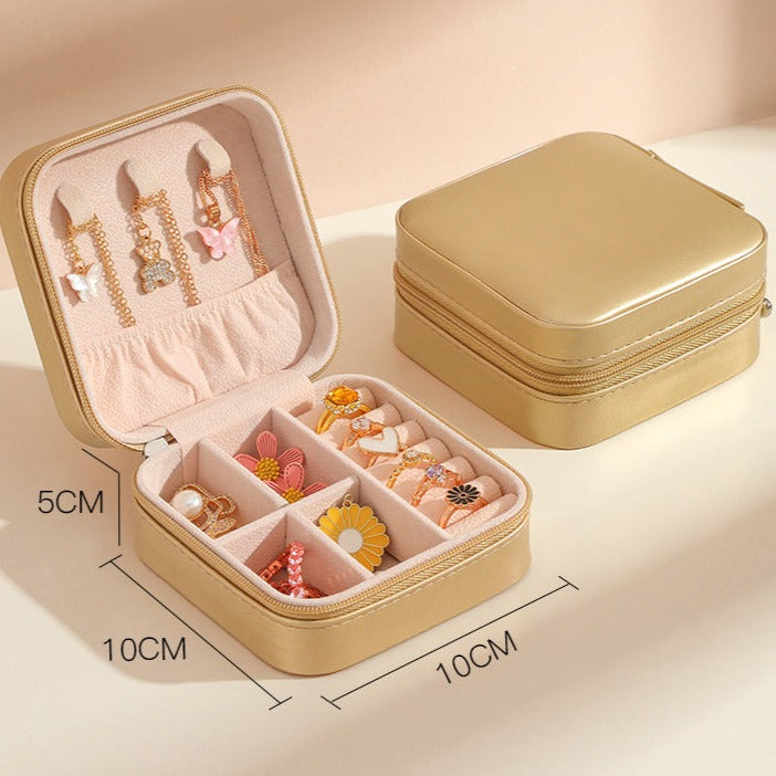 3-Layers Wooden Jewelry Storage Box Large Capacity Ring Case W/ Safe Lock  NEW | eBay