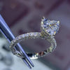 Heart Cut 925 Sterling Silver Engagement Ring