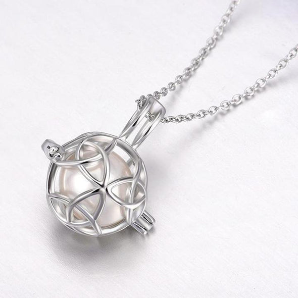 My Infinite Love Caged Pendant Necklace