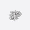 Luxury Flower Rose Blooming Ring in Sterling Silver