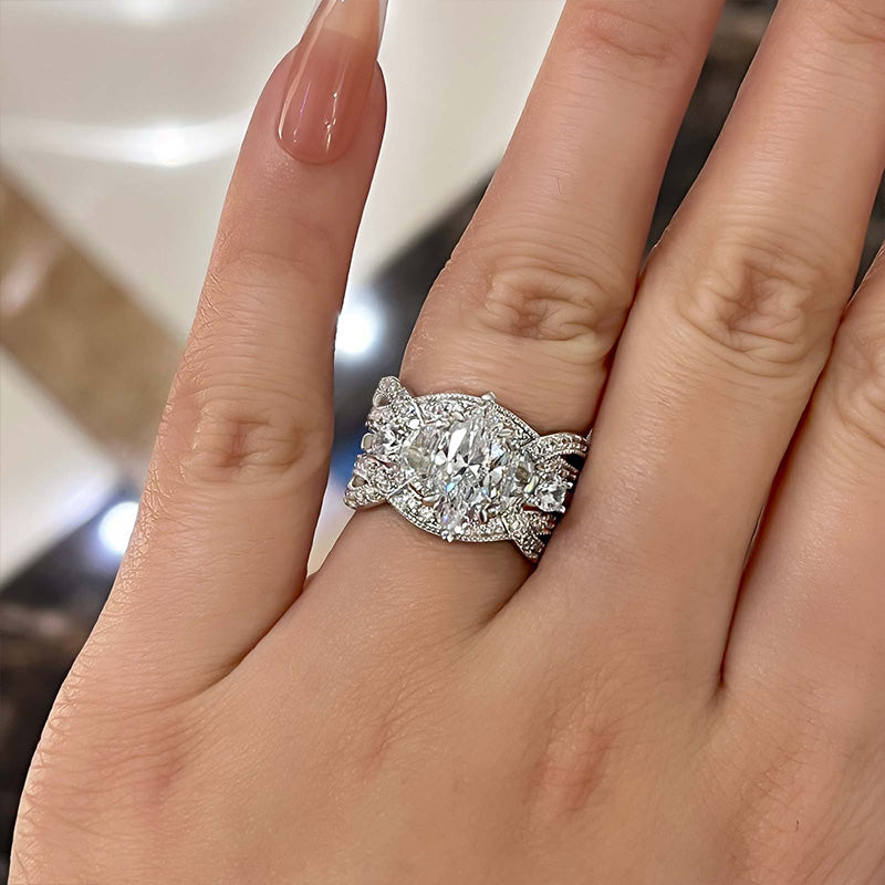 Diamond Wedding Ring Wrap Fine Rings for sale | eBay